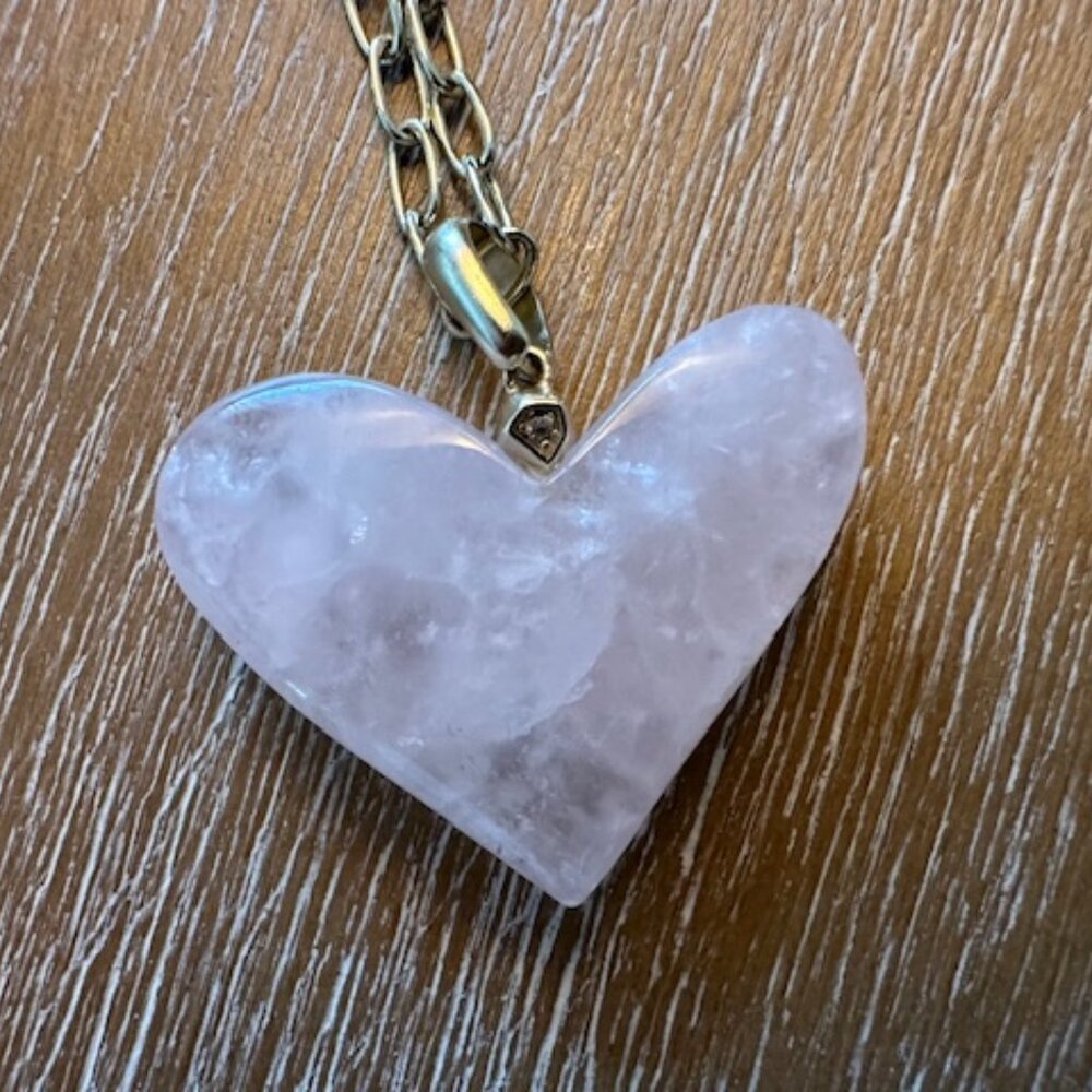 Kendra Scott Rose Quartz Poppy Necklace